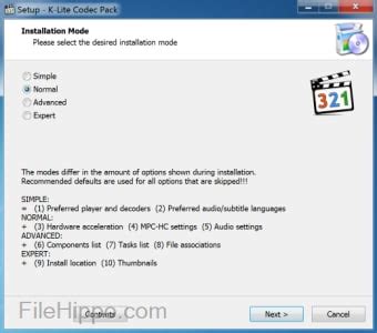 k lite codec pack filehippo|Download K.